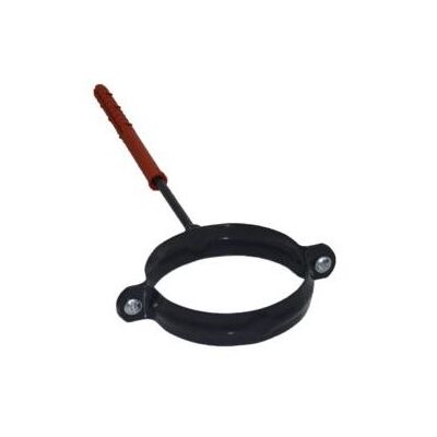 Uchwyt rury metal Ø100 L-160 grafitowy