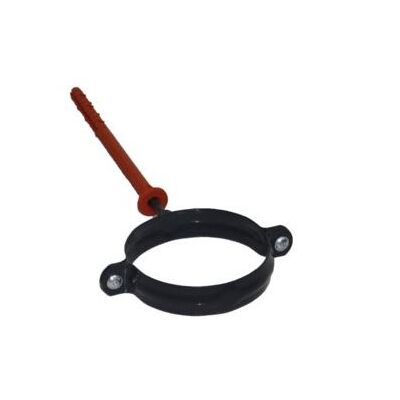 Uchwyt rury metal Ø100 L-220 grafitowy