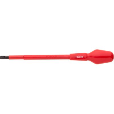 Wkrętak elektrotechniczny z izolacją 1000 V płaski SL8 x 150 mm