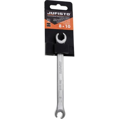 Jufisto Klucz oczkowy dwustronny otwarty 8 x 10 mm