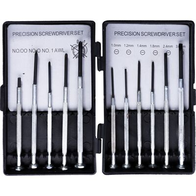 Condor Wkrętaki zegarmistrzowskie, zestaw: 11 sztuk