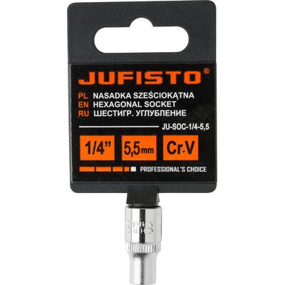 Jufisto Nasadka sześciokątna 4,5 mm 1/4
