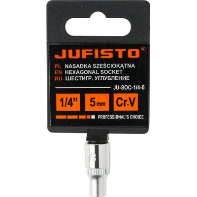 Jufisto Nasadka sześciokątna 5 mm 1/4