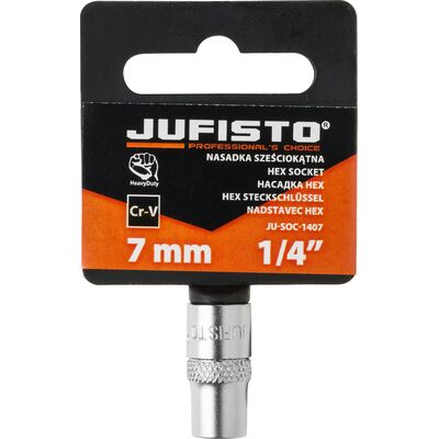 Jufisto Nasadka sześciokątna 7 mm 1/4