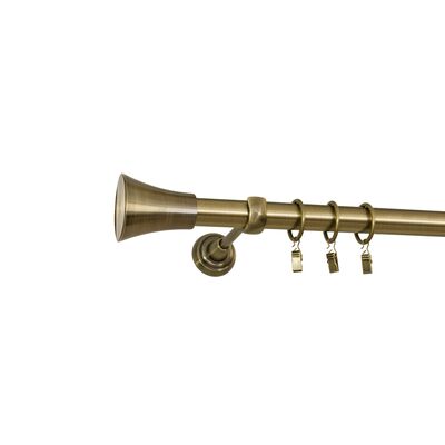 Karnisz Tazza I 200 cm mosiądz antyczny 25 mm Bojanek