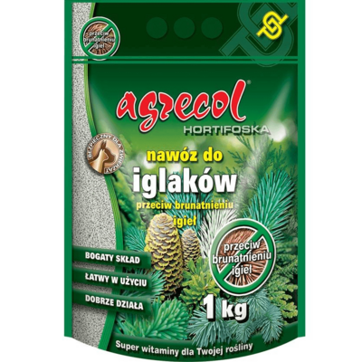 Nawóz Hortifoska do iglaków przeciw brązowieniu igieł 1 kg