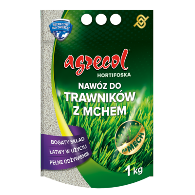 Nawóz Hortifoska do trawników z mchem 1 kg