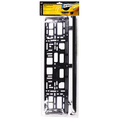 Ramka do mocowania tablic rejestracyjnych czarna 93-001 Moje Auto VIRAGE
