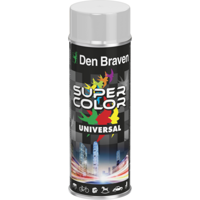 DEN DRAVEN Lakier w aerozolu uniwersalny 400 ml biały połysk