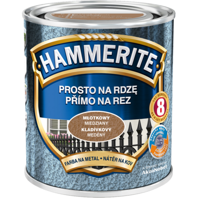 Hammerite Farba Prosto Na Rdzę Miedziany Młotkowy 2,5 l