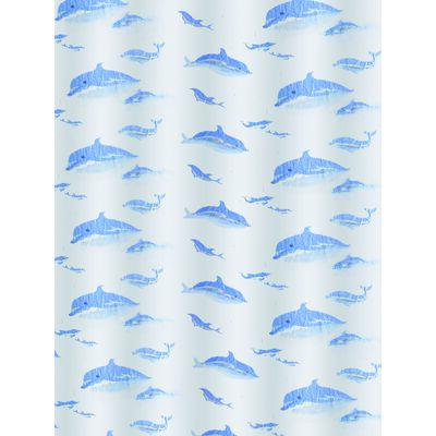 Zasłonka peva dolphin błękitna