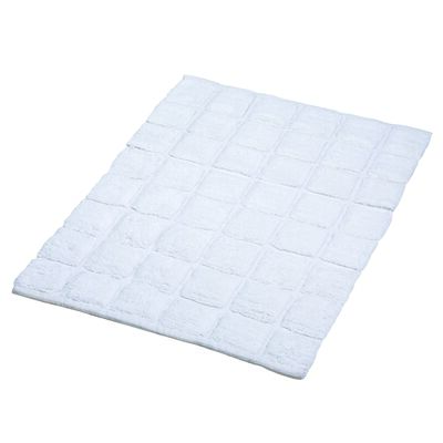 Dywanik net 50 x 70 cm bawełna biały