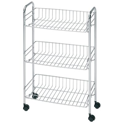 Regał 3 kosze Niagara stal chrom