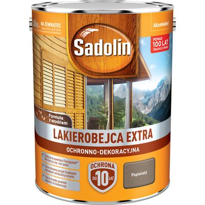Sadolin Lakierobejca Ochronno-Dekoracyjna Extra Popielaty 5 l
