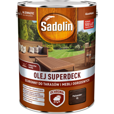 Sadolin Olej do tarasów i mebli ogrodowych Superdeck Palisander 5 l