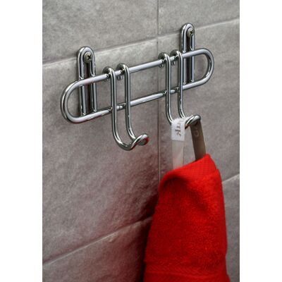 Wieszak podwójny chrom