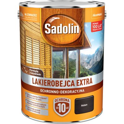 Sadolin Lakierobejca Ochronno-Dekoracyjna Extra Heban 5 l