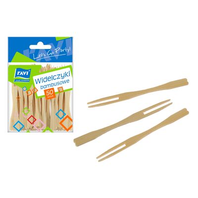 Widelczyk bambusowy 50 sztuk Ravi