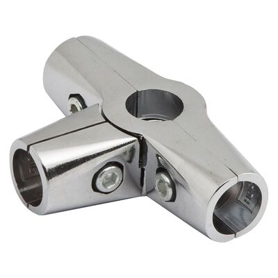 Złącze trzyramienne Ø25 chrom