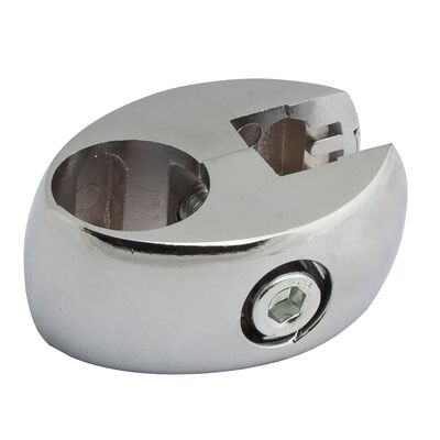 Złącze pojedyncze Ø25 chrom