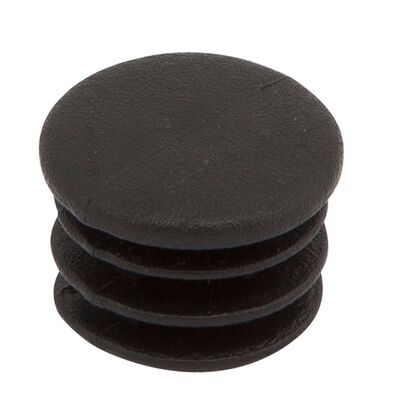 Zaślepka płaska Ø25 czarna