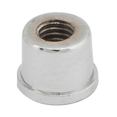 Wkładka z gwintem M-8 metalowa Ø25 chrom