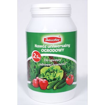 Nawóz uniwersalny ogrodowy 2,5 l ekologiczny naturalny Aquafor