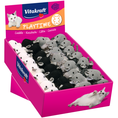 Zabawka dla kota mysz futrzana piszcząca Vitakraft