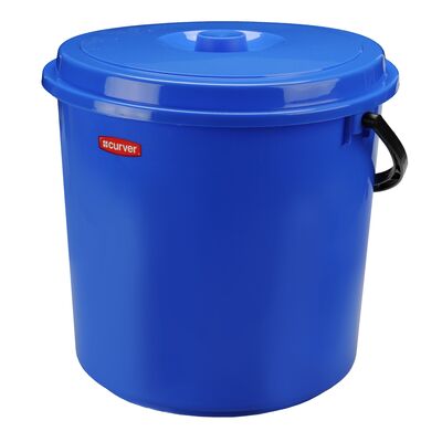 Wiadro 16 l z pokrywą niebieskie