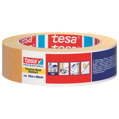 Tesa taśma malarska Profesjonalna Precyzyjna pomarańczowa 50 m x 30 mm