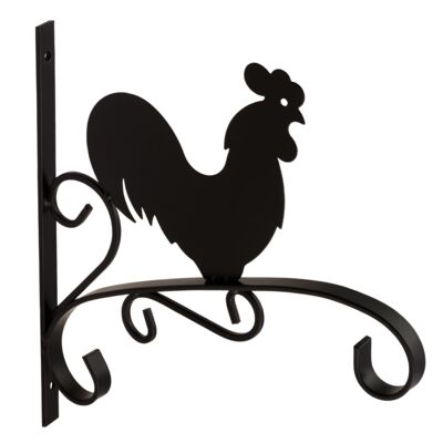 Uchwyt kwietnika kogut UK4 czarny VELANO