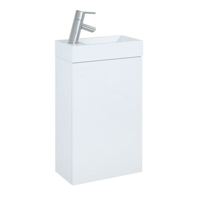 Zestaw szafka podwieszana z umywalką 40 1D WHITE HG PDW