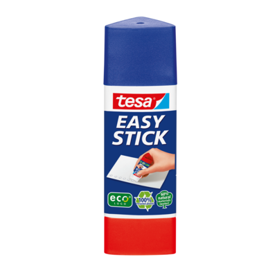 Klej trójkątny w sztyfcie Easy Stick, uniwersalny do precyzyjnego klejenia, 25g, tesa®