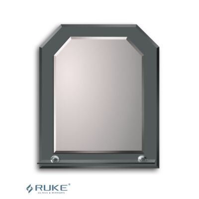 Lustro tradycyjne Rubin 53 x 63 cm RUKE