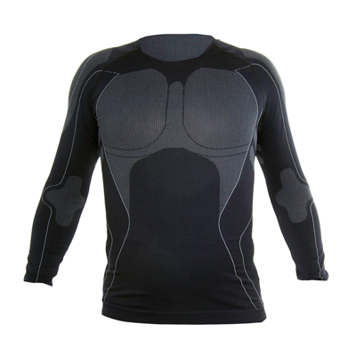 Koszulka termoaktywna czarno-szara 2XL/3XL