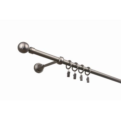 Karnisz 16 mm galwanika pojedynczy 200 cm Paola chrom mat