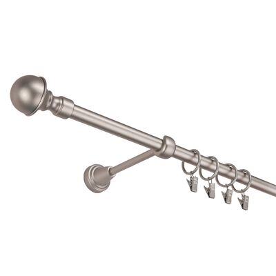 Karnisz 16 mm galwanika pojedynczy 160 cm Prince chrom mat