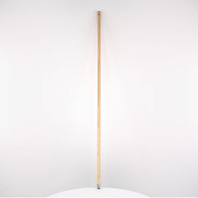 Kij drewniany 120 cm z gwintem metalowym