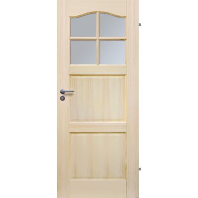 Skrzydło drzwiowe TRYPLET 4S 70L z szybą hartowaną