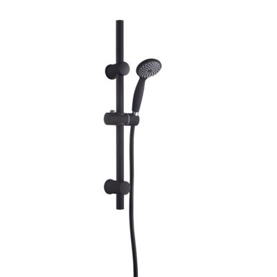 Komplet natryskowy Dark Invena chrom