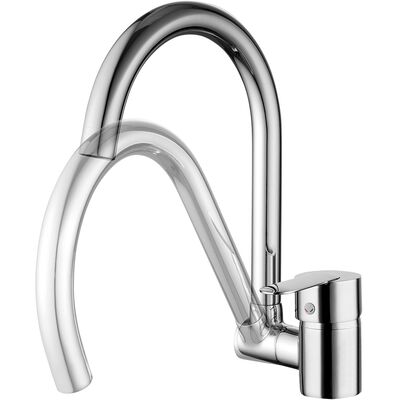 Laveo Bateria zlewozmywakowa stojąca łamana LILA BLD 06LD chrom