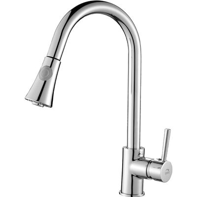 Laveo Bateria zlewozmywakowa stojąca z wyciąganą wylewką U DARU BLD 069D chrom