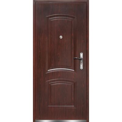 Drzwi wewnątrzklatkowe RA-08 mahoń 90 lewe