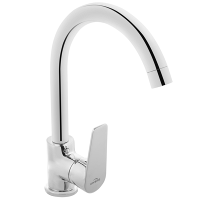 Invena Bateria zlewozmywakowa Dokos z wylewką L chrom