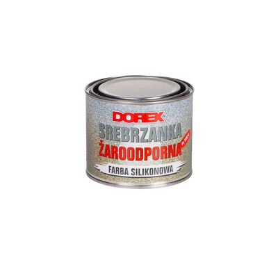 Farba silikonowa Srebrzanka żaroodporna 500 ml Dorex