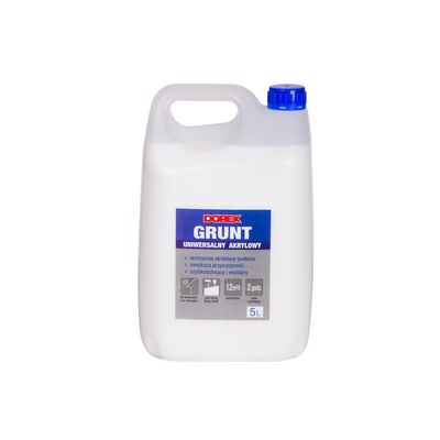 Grunt uniwersalny akrylowy 5 l Dorex