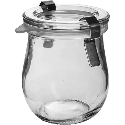 Słój do wekowania Pękaty brzuszek biały 190 ml Browin
