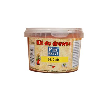 Kit do drewna 1 kg cedr FINAKRYL