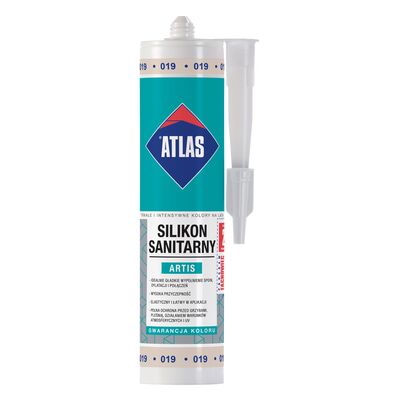 Atlas Silikon sanitarny ARTIS 019 jasnobeżowy 280 ml