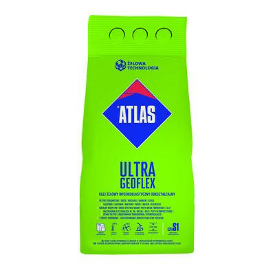 Atlas Klej żelowy wysokoelastyczny odkształcalny ULTRA GEOFLEX C2TE S1 biały 5 kg